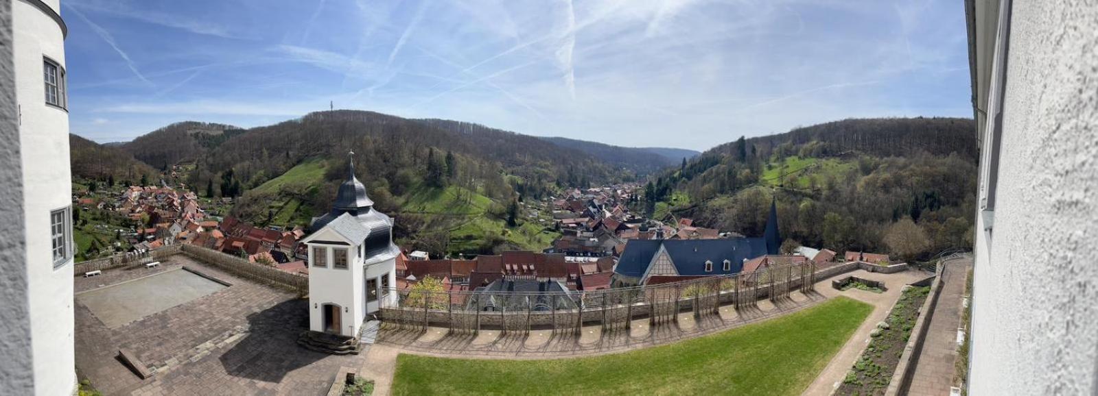 Ferienwohnung Am Schloss Stolberg  Bagian luar foto